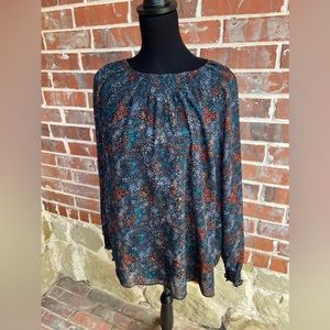 Ava & Viv long sleeve blouse, 1X
